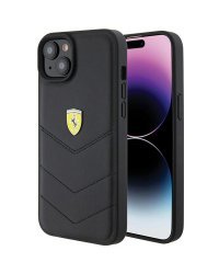 Ferrari Quilted Metal Logo Back Case Защитный Чехол для Apple iPhone 15 Plus