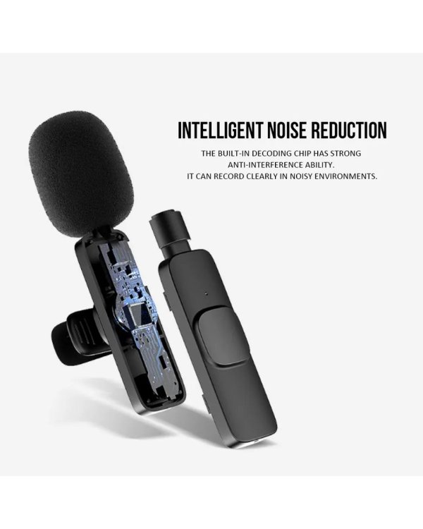 Дополнительное изображение книги «RoGer K9 Dual Digital 360° Беспроводные петличные микрофоны USB-C / Lightning / -42dB / 20m»