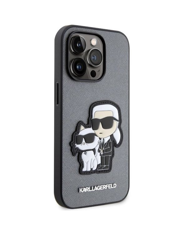 Karl Lagerfeld KLHCP14LSANKCPG Чехол для Apple iPhone 14 Pro