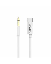 Vidvie AL1109 AUX провод USB-C -> 3.5 mm 1.5m Белый