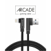 Swissten Плетеный L Типа Универсальный Quick Charge 3.1 USB на Lightning Кабель данных 1.2 m