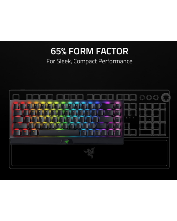 Razer BlackWidow V3 Mini HyperSpeed Клавиатура USB + RF Wireless + Bluetooth