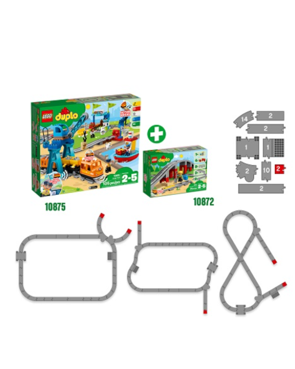 Дополнительное изображение книги «LEGO 10872 Duplo Train Bridge and Tracks Конструктор»