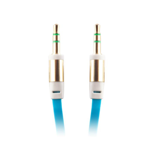 Обложка книги «Forever HQ AUX провод 3.5 mm -> 3.5 mm 1m Синий»