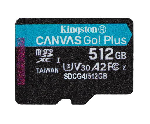 Kingston Canvas Go Plus G4 MicroSDXC Карта памяти 512GB