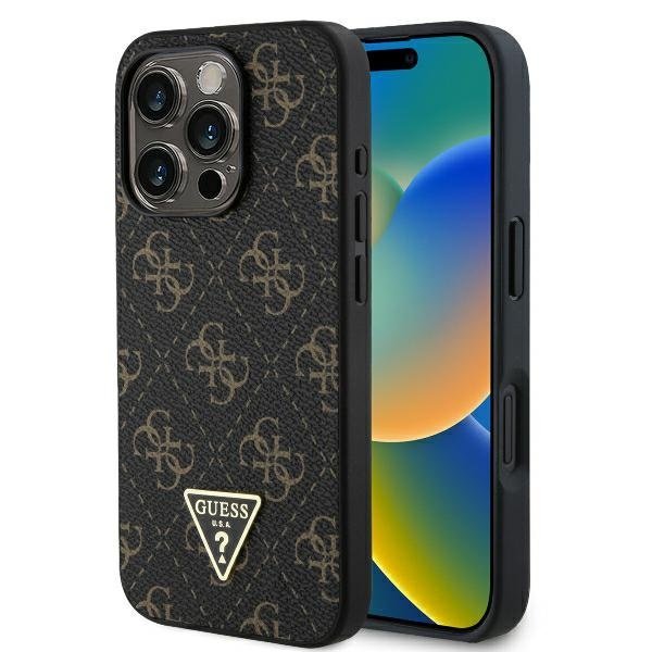 Guess New 4G Triangle Защитный Чехол для Apple iPhone 16 Pro