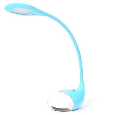 Platinet PDLQ10BL Цветная RGB настольная LED 6W Лампа с Гибким штативом и Тач Панелю AC 100-240V Cиний