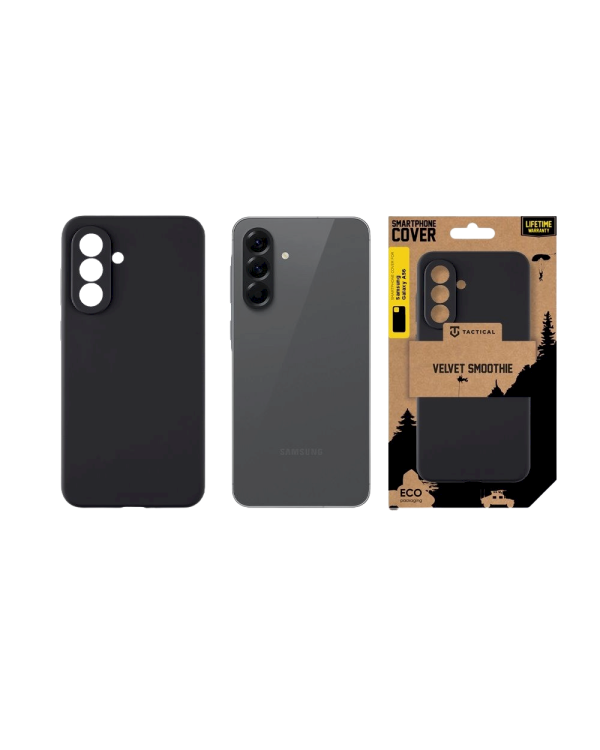 Tactical Velvet Smoothie Cover Защитный чехол для Samsung Galaxy A56 5G / асфальтовый