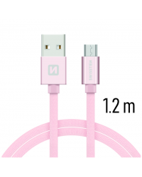 Swissten Textile Универсальный Micro USB Кабель данных 1.2m