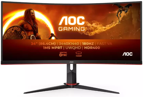 AOC CU34G2XP/BK WQHD Игровой Монитор 34"