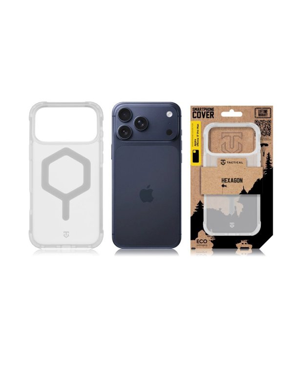 Tactical MagForce Hexagon Cover Защитный чехол для Apple iPhone 17 Pro Max / белый