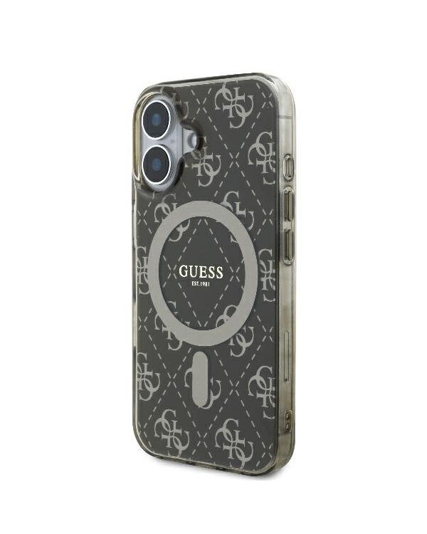 Guess IML 4G Background MagSafe Защитный Чехол для Apple iPhone 16 Plus