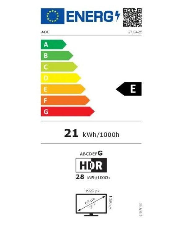 AOC G4 27G42E Full HD LCD Монитор 27"
