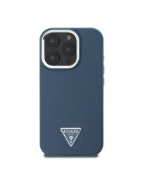 Guess PU Grained Triangle Logo Case Чехол для Apple iPhone 16 Pro Max