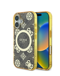 Guess IML Peony On 4G Background MagSafe Защитный Чехол для Apple iPhone 16