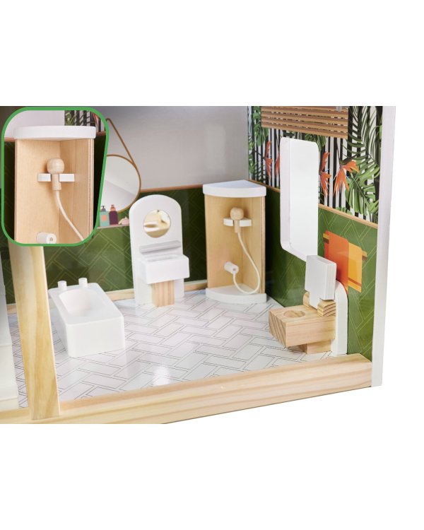 Lulilo Деревянный Кукольный дом Floro Boho 70cm