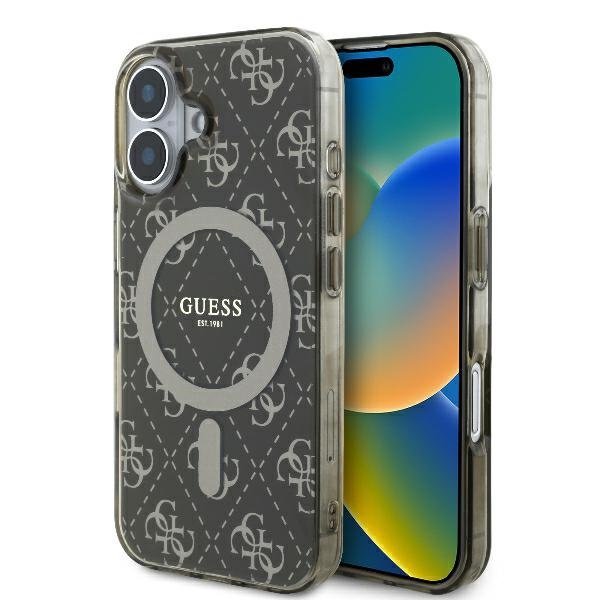 Guess IML 4G Background MagSafe Защитный Чехол для Apple iPhone 16