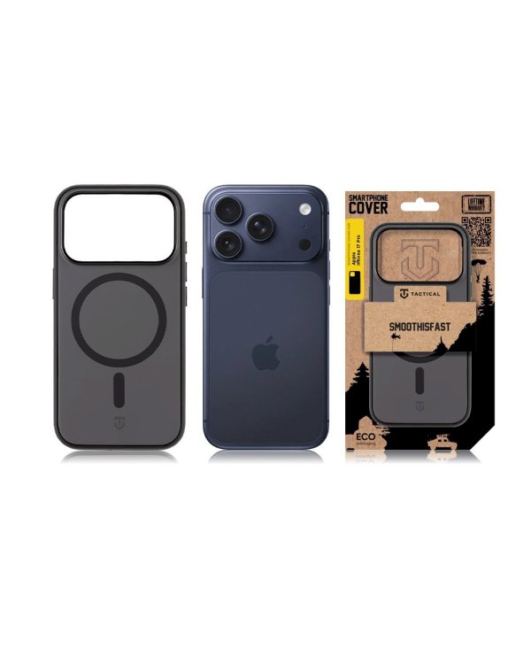 Tactical MagForce SmoothIsFast Cover Защитный чехол для Apple iPhone 17 Pro / асфальт