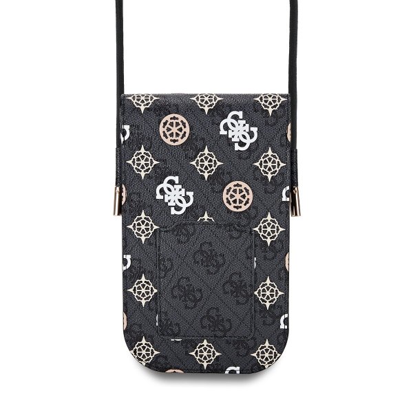Обложка книги «Guess 4G Peony Универсальная Сумка для смартфона Black Multicolor»