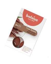 Bolsius True Scents Ароматические Чайные Свечи Oud Wood 6шт
