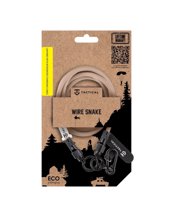 Tactical Wire Snake USB-C Ремешок на шею для телефонов 1.2m / Moucha Moose
