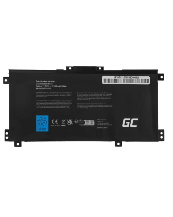 Green Cell LK03XL Аккумулятор 11.55V / 3100mAh