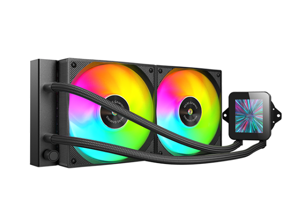Mars Gaming MLVISION240 Liquid Cooling System with 360º LCD / TDP up to 500W