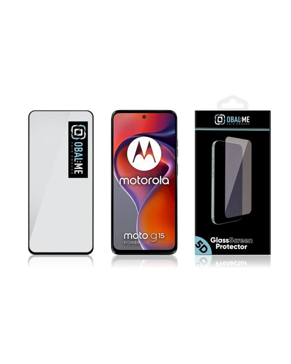 Дополнительное изображение книги «OBAL:ME 5D Glass Screen Protector Защитное стекло для Motorola G15/G15 Power / чёрный»