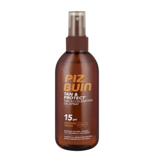 Piz Buin Tan & Protect Tan Масло Спрей Для Загара SPF15 150ml