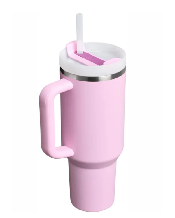 Stanley Quencher H2.O FlowState Термокружка с соломинкой 1.18L Cherry Blossom