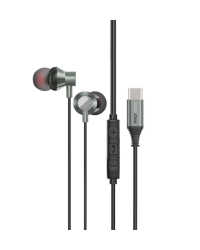Promate Silken-C Ergonomic Stereo In-Ear Проводные наушники USB-C / 1.2m