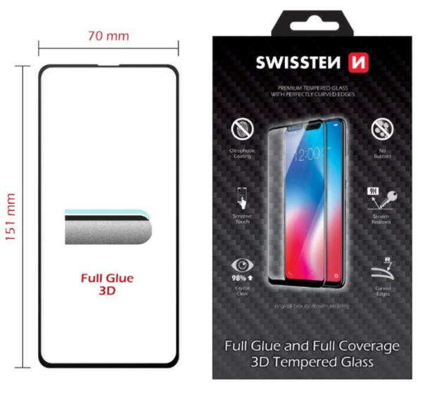 Обложка книги «Swissten Ultra Durable Full glue / Full Face Tempered Glass Защитное стекло Apple iPhone 14 Pro Max Черное»