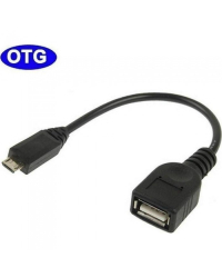 Pure2 Универсальный OTG Адаптер Micro USB на USB Подключение Black