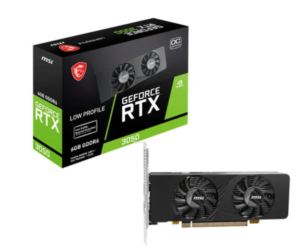 MSI GeForce RTX 3050 Видеокарта 6GB GDDR6
