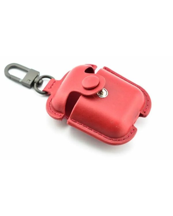 Devia Lux Series Eco Кожаный чехол с магнитным карабином Apple AirPods 1st Generation