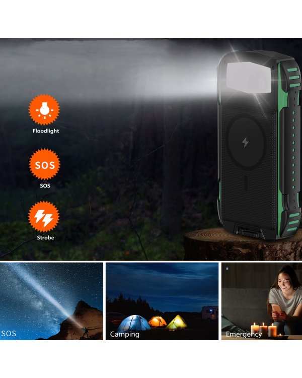 4smart Solar Power Bank Переносная зарядная батарея UltiMag 20000 mAh