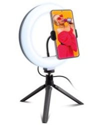 SBS Штатив для селфи кольцевая светодиодная подсветка 20cm
