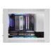 Mars Gaming MCXPSW mATX Ultra-Compact Gaming PC Case with MESH & Glass Panel