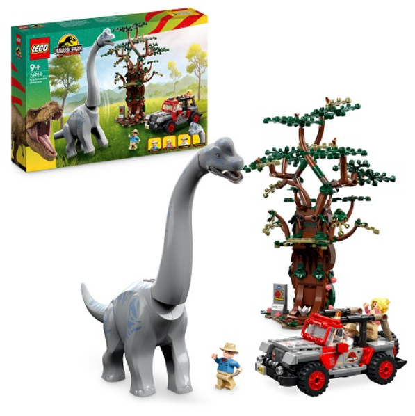 Обложка книги «LEGO 76960 Brachiosaurus Discovery Конструктор»