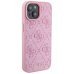 Guess Leather 4G Stamped Back Case Защитный Чехол для Apple iPhone 15