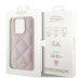 Guess Quilted Metal Logo Case Защитный Чехол для Apple iPhone 15 Pro Max