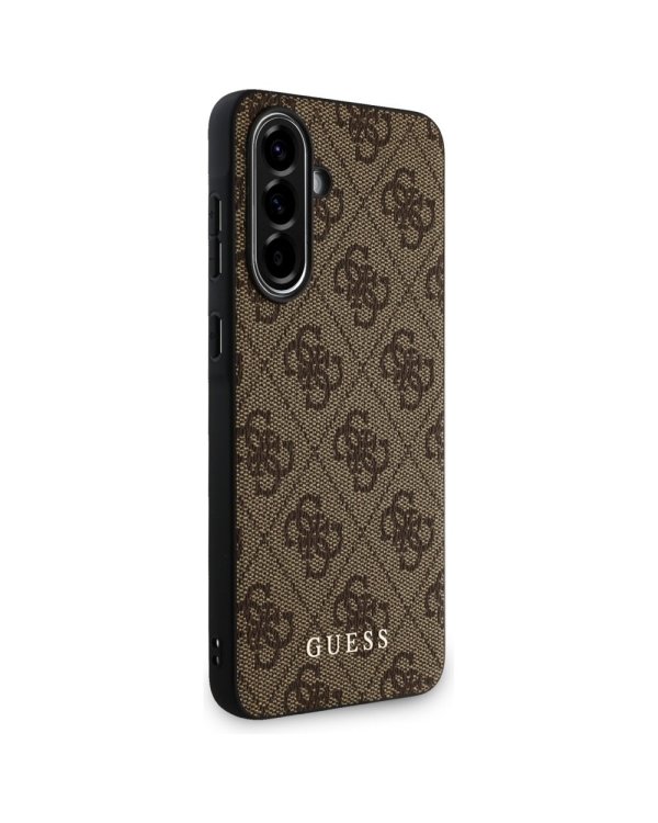 Guess 4G Metal Gold Logo Case Чехол для Samsung Galaxy A56 5G