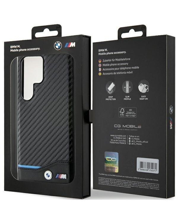 BMW BMHCS24L22NBCK Чехол для Samsung Galaxy S24 Ultra
