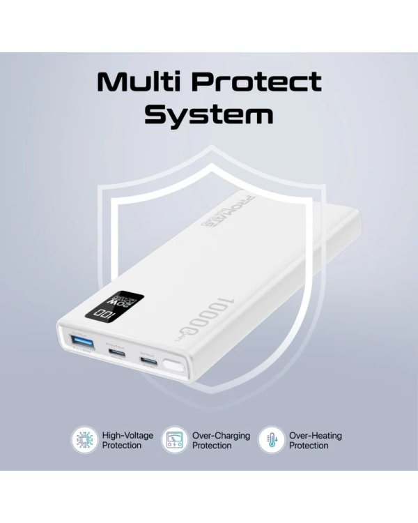 Promate Bolt-10PD Переносная зарядная батарея 10000mAh / USB-C PD 20W