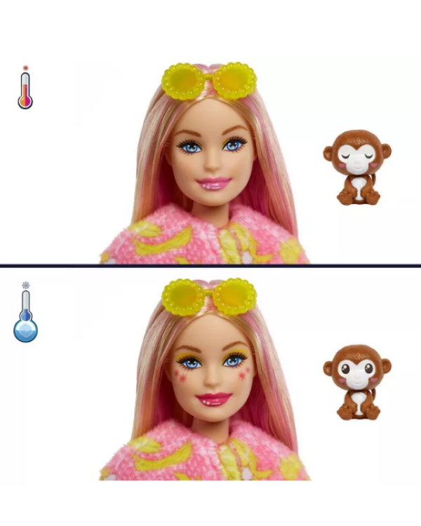 Barbie Cutie Reveal Jungle Series Monkey Кукла