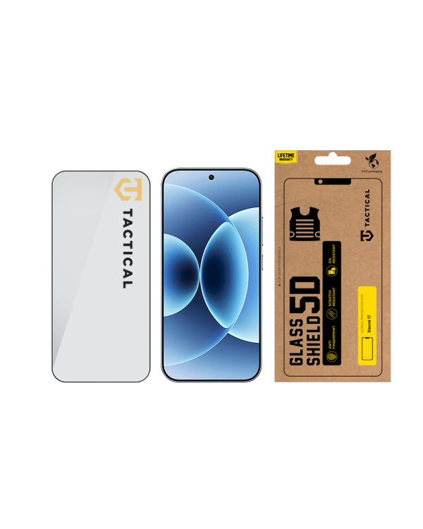 Tactical Glass Shield 5D Защитное стекло для Xiaomi 17 чёрный