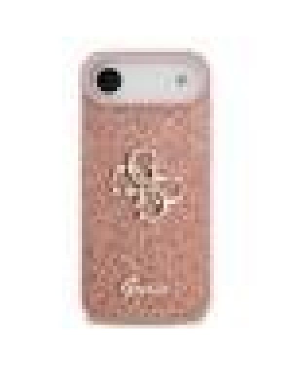 Дополнительное изображение книги «Guess PU Fixed Glitter 4G Metal Logo Case Защитный чехол для iPhone Air / розовый»