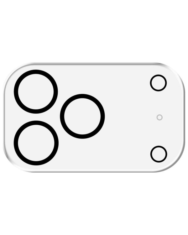 3MK Lens Pro FullCover Camera Lens Protection Защитное Стекло для Объективов Камеры Apple iPhone 17 Pro Max