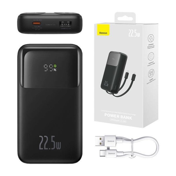 Baseus Comet Powerbank USB / USB-C / 20 000mAh 22.5W Baseus Comet Powerbank USB / USB-C / 20 000mAh 22.5W