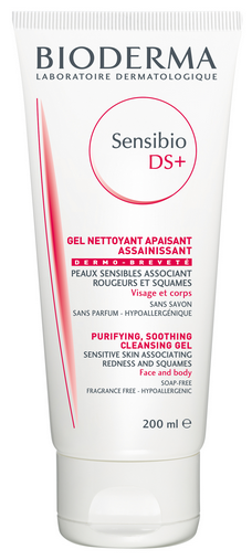 Bioderma Sensibio DS+ Очищающий и успокаивающий гель 200 ml
